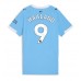 Manchester City Erling Haaland #9 Hjemmedrakt Dame 2025-26 Korte ermer
